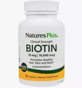 วิตามินแก้ผมร่วง Nature plus biotin